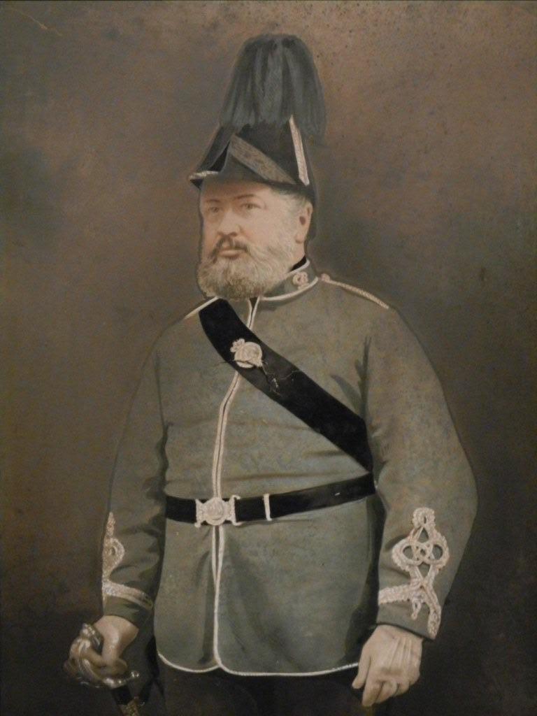 Surgeon Robert Edward Swyer 7th Tower Hamlets RV. Died 31 Dec 1881